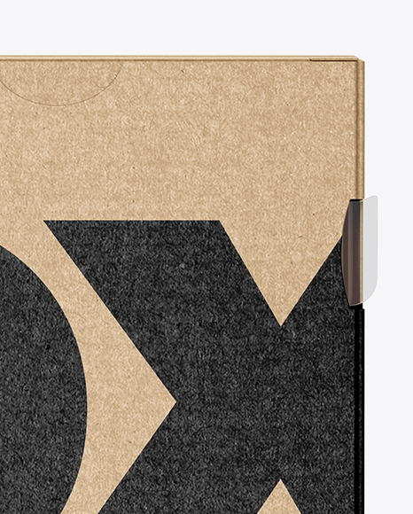 Kraft Paper Box Mockup