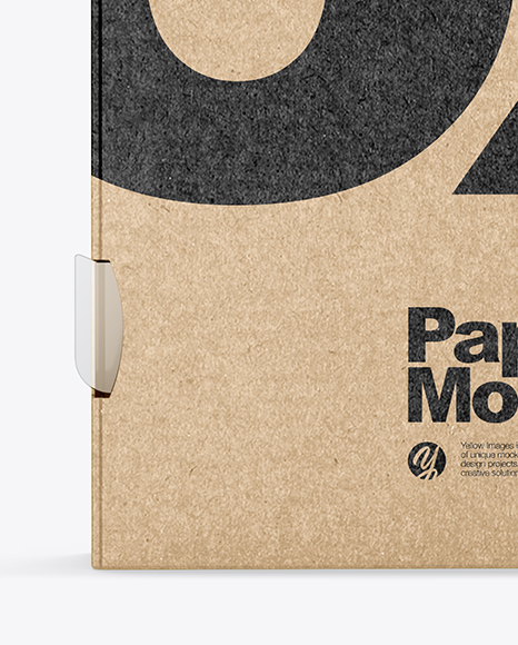 Kraft Paper Box Mockup