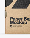 Kraft Paper Box Mockup