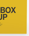 Paper Box Mockup - Front View