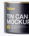 Matte Tin Can Mockup