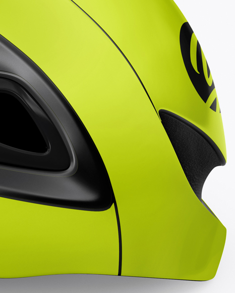 Cycling Helmet Mockup - Side View