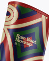 Rain Boot Mockup - Half Side View