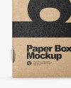 Kraft Paper Box Mockup