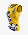 Women’s Basketball Jersey Mockup - Half Side View