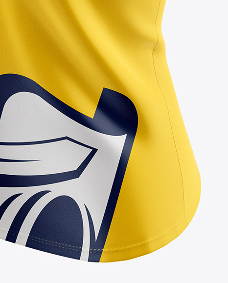 Women’s Basketball Jersey Mockup - Half Side View