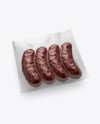 Pack W/ Chorizo Mockup - Half Side View (High-Angle Shot)