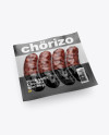 Pack W/ Chorizo Mockup - Half Side View (High-Angle Shot)