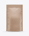 Kraft Stand-Up Pouch Mockup - Front View