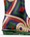 Rain Boot Mockup - Half Side View