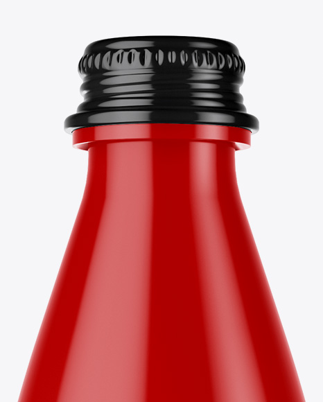 Glossy Drink Bottle Mockup