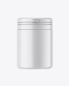 Matte Plastic Jar Mockup