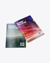 Two Folders Mockup - High-Angle Shot