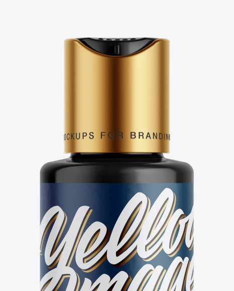 Cosmetic Bottle Mockup - Front View