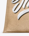 Kraft Paper Stand-up Food Bag Mockup - Hero Shot