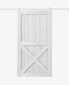 Vintage Barn Door Mockup