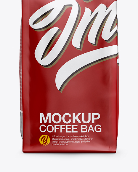 Matte Coffee Bag Mockup