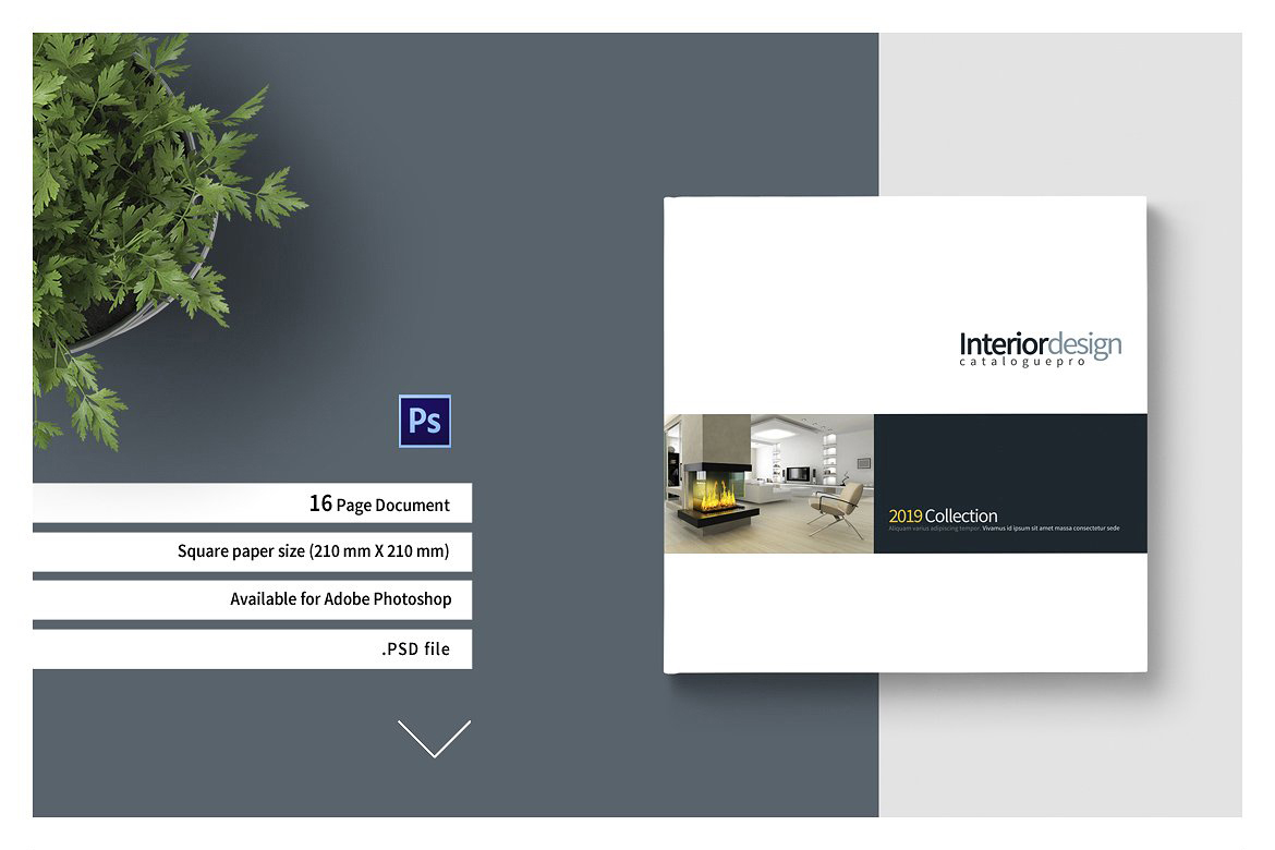 PSD - Square Interior Brochure