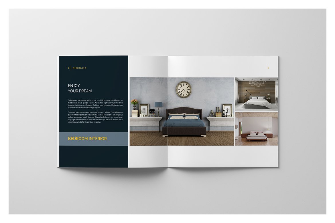 PSD - Square Interior Brochure