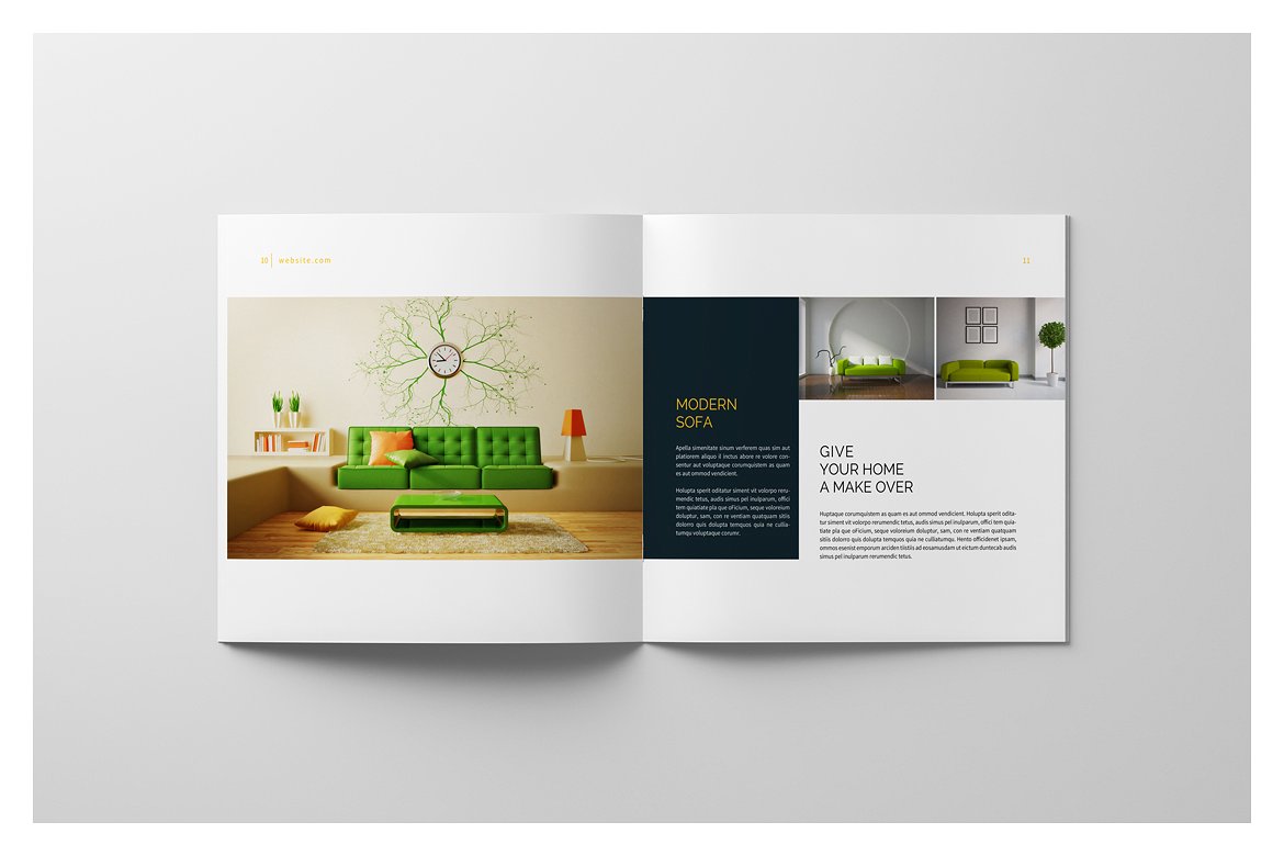 PSD - Square Interior Brochure
