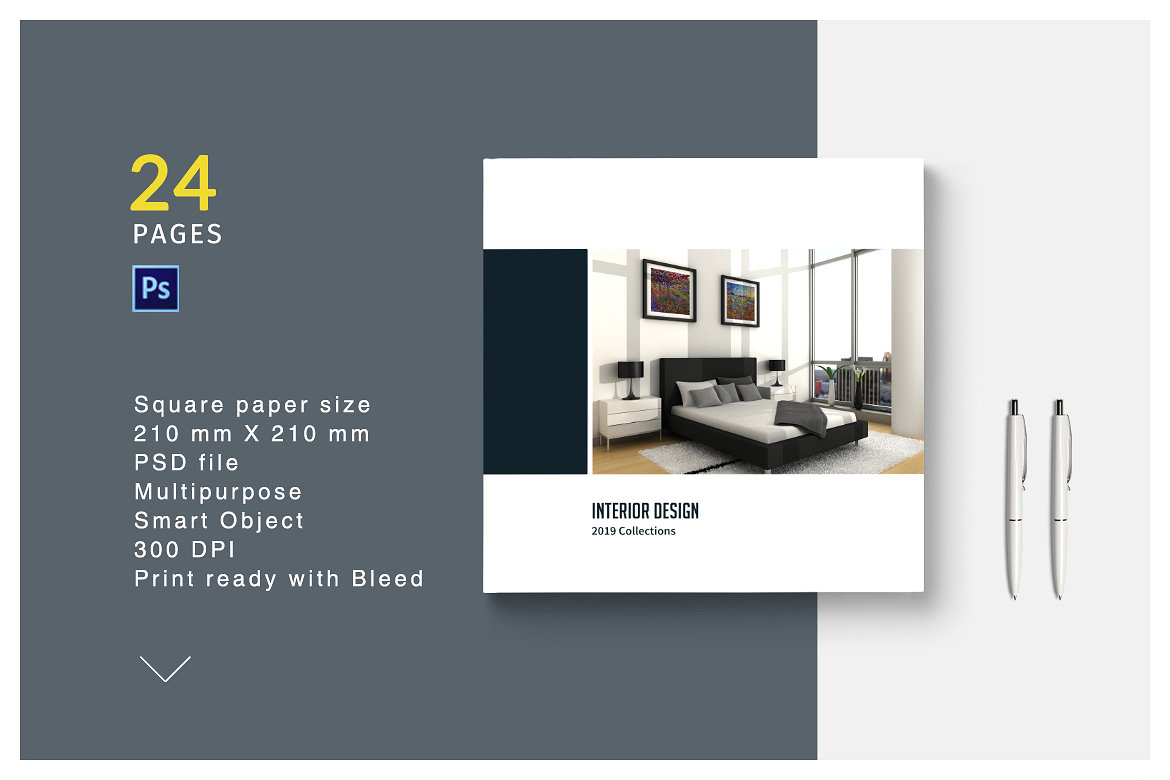 PSD - Square Interior Brochure