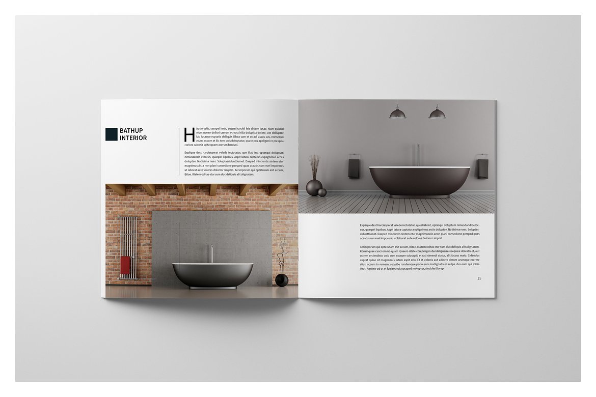 PSD - Square Interior Brochure