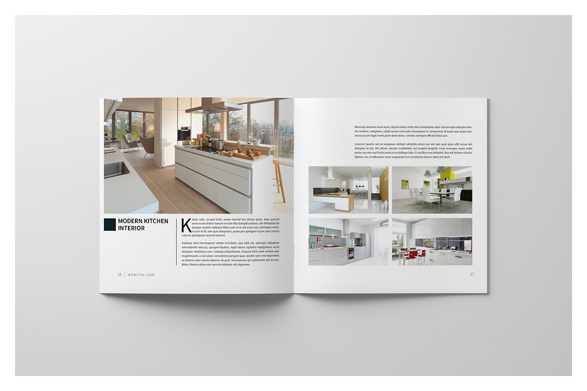 PSD - Square Interior Brochure