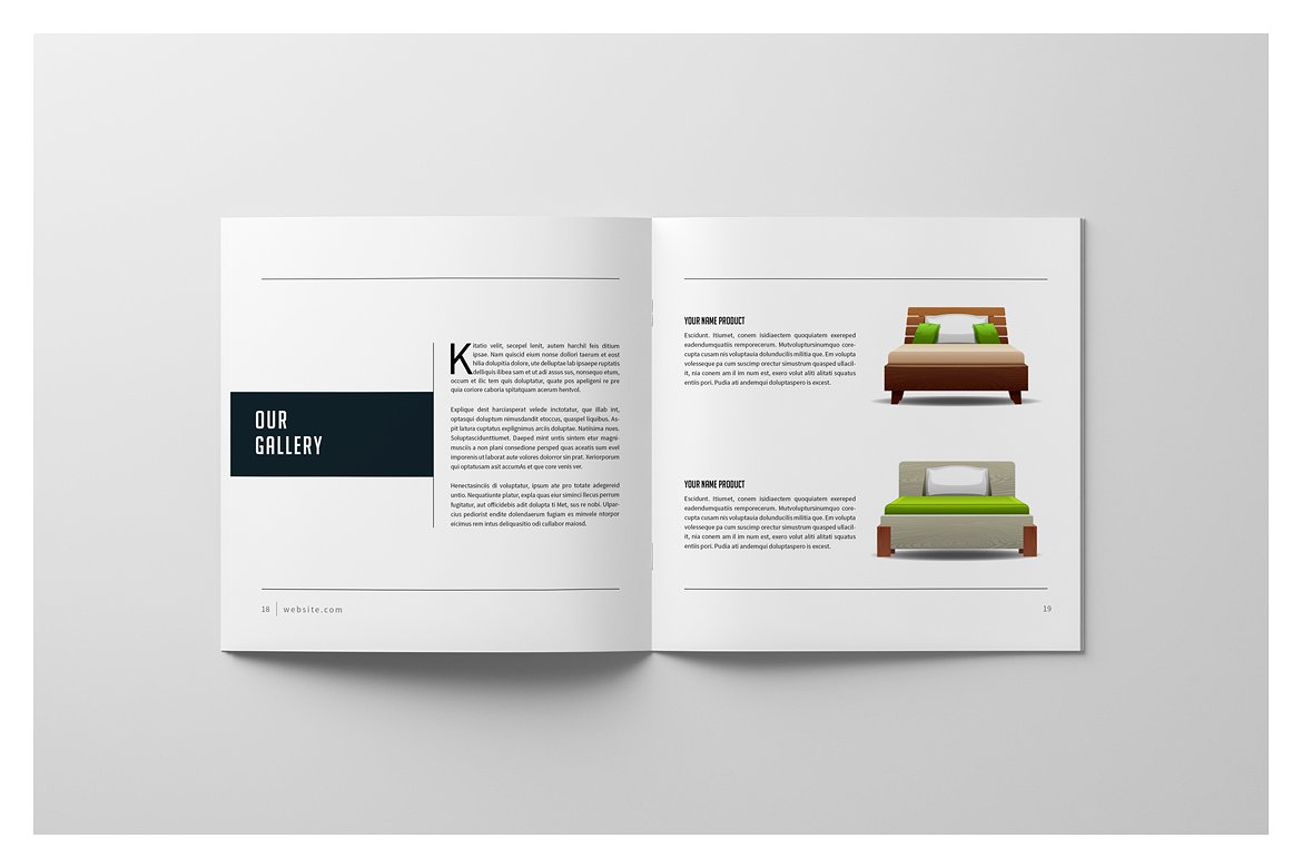 PSD - Square Interior Brochure