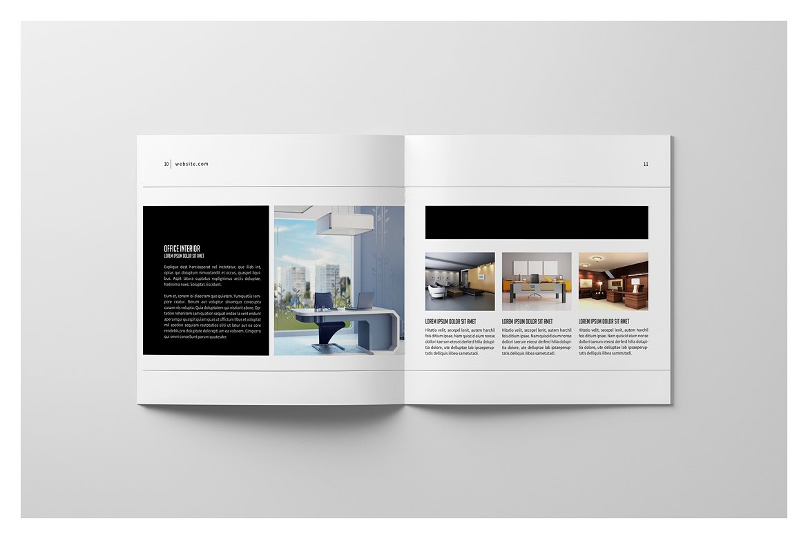 PSD - Square Interior Brochure