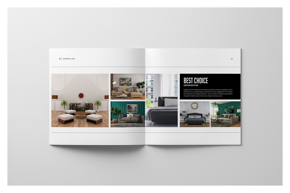 PSD - Square Interior Brochure