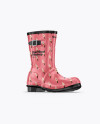 Rain Boot Mockup - Half Side View