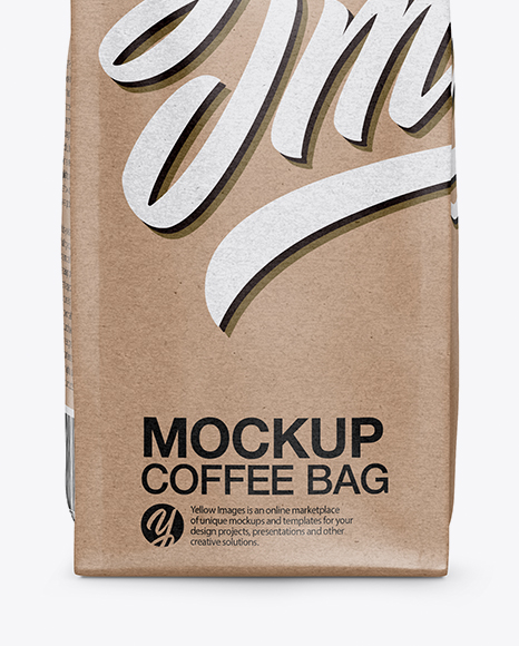 Kraft Coffee Bag Mockup