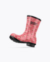 Rain Boot Mockup - Half Side View