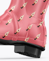 Rain Boot Mockup - Half Side View