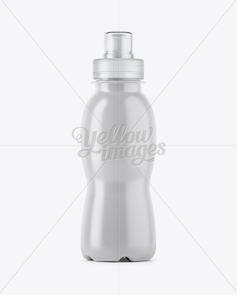 330ml White PET Bottle W/ Transparent Cap