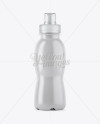 330ml White PET Bottle W/ Transparent Cap