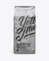 2,5 kg Foil Coffee Bag With Valve Mockup - Front View