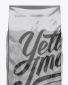 2,5 kg Foil Coffee Bag With Valve Mockup - Front View