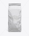 2,5 kg Foil Coffee Bag With Valve Mockup - Front View