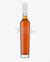 Glass Cognac Bottle Mockup - Front View