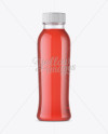 Plastic Cocktail Bottle Mockup - Front View