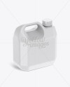 Plastic Jerry Can Mockup - Halfside View