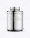 Chrome Supplement Jar Mockup