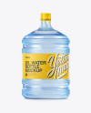 20l Plastic Water Bottle Mockup 20l Plastic Water Bottle Mockup