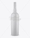 Matte Liquor Bottle Mockup - Front View