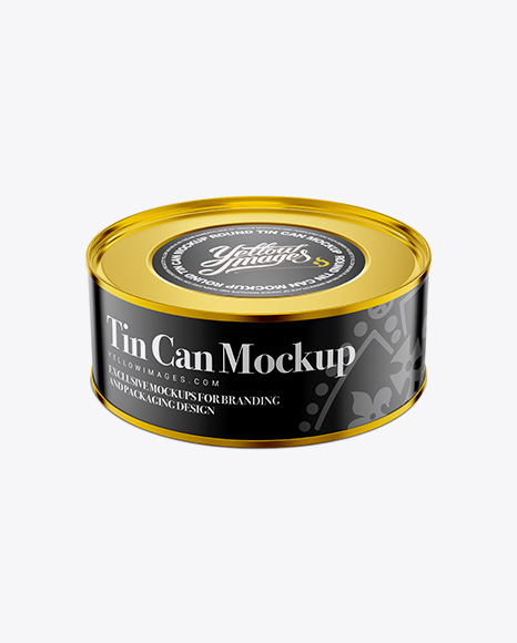 Tin Food Can Mockup