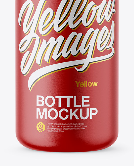 Matte Bottle Mockup