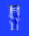 390ml Matte Travel Cup Mockup