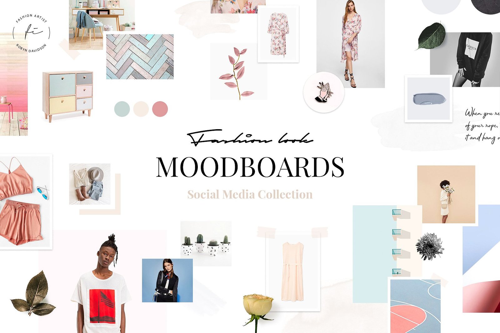 Fashion Look Mood Boards Collection