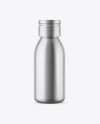 Matte Metallic Bottle Mockup